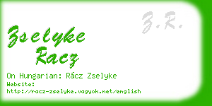 zselyke racz business card